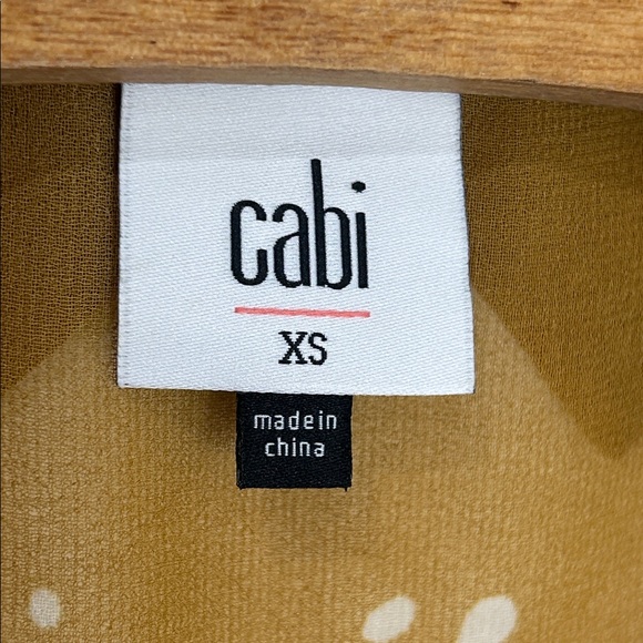 CABI Cheers Semi Sheer Sleeveless Blouse Retro Office Size XS - Picture 5 of 16